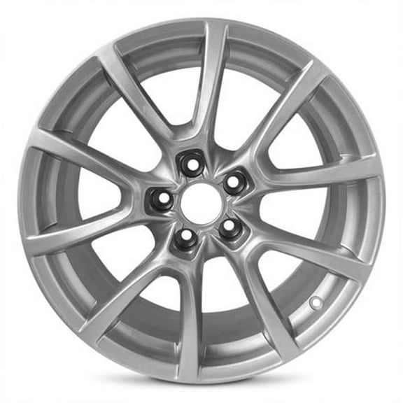 For 2009-2017 Audi Q5 18 Inch Painted Silver Rim - OE Direct Replacement - Road Ready Car Wheel