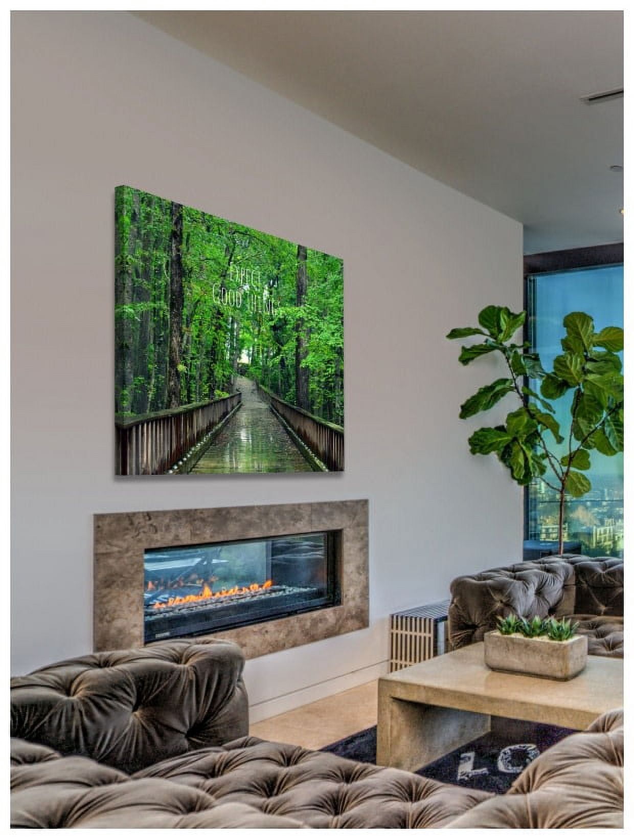 "Expect Good Things" Painting Print on Wrapped Canvas