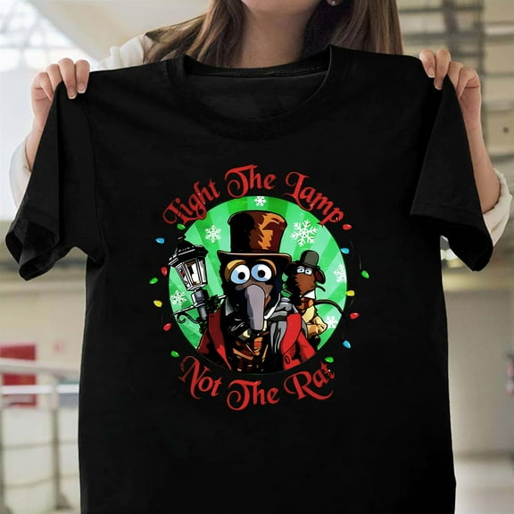 Muppet Christmas Carol Rizzo The Rat Graphic Unisex T-Shirt, Funny Holiday Gift G0333, Up to Size 5XL