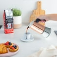thumbnail image 6 of Bialetti - New Venus Induction, Stovetop Coffee Maker, Suitable for all Types of Hobs, 18/10 Steel, 4 Cups (5.7 Oz), Aluminum, Copper,Silver 4 Silver Coffee Maker, 6 of 6