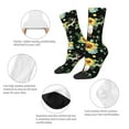 thumbnail image 6 of Junzan Mens Funny Socks For Men Women Colorful Fun Novelty Crew Patterned Socks, 6 of 9
