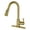 Brass, variant on Gourmetier LS8723CTL Continental Single-Handle Pull-Down Kitchen Faucet, Brushed Brass
