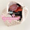 thumbnail image 3 of Bolsa organizadora de maquillaje para mujer con cremallera Almacenamiento Embrague Uso diario Bolsa Monedero Conjunto, 3 of 9