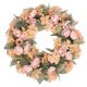 thumbnail image 5 of Corona de primavera, corona floral, suministros para fiestas, manualidades, decorativas, creativas, artificiales. Rosa, 5 of 9
