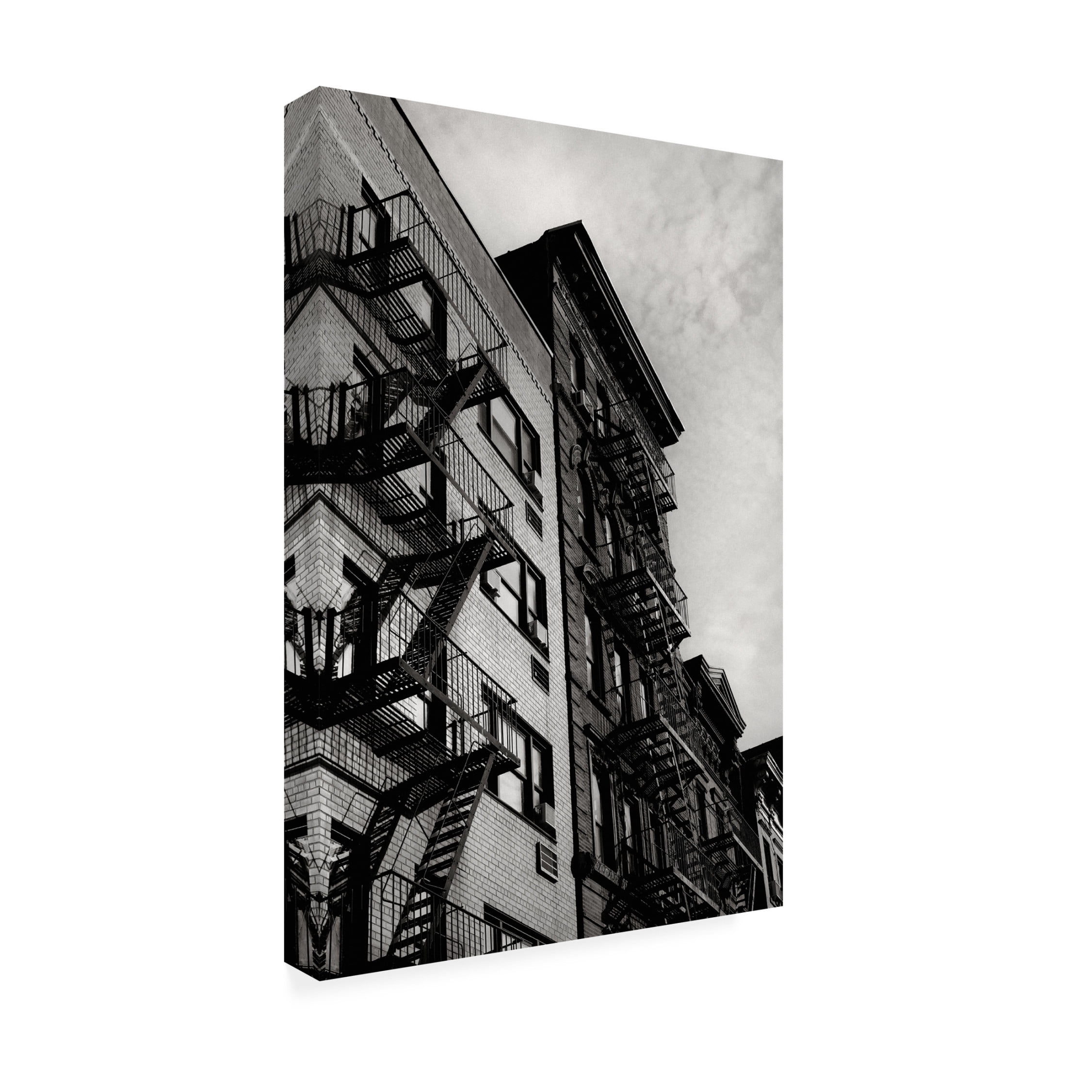 Trademark Fine Art Rikard Martin  New York City Fire Escapes 05 Canvas Wall Art