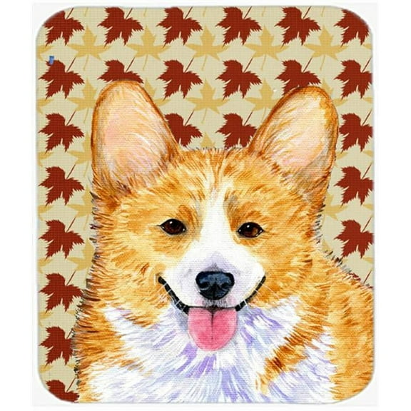 Corgi Fall Leaves Portrait Mouse Pad, Hot Pad Or Trivet