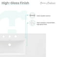 thumbnail image 6 of Ceramic Vanity Top 48 inch with Three Faucet Holes, 6 of 8