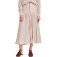 thumbnail image 1 of Free People Jupe Maxi Évasée à Rayures Yeux Océaniques pour Femmes (Combo Toile, Petit), 1 of 1