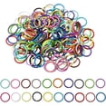 thumbnail image 1 of LoonWear 20 Colors 10mm Iron Open Jump Rings Connector Split Rings for Keychain Necklace Bracelet Earring Pendant Bead Jewelry Finding Making Charm Crafting Project, 200PCS 20 colors, 1 of 4