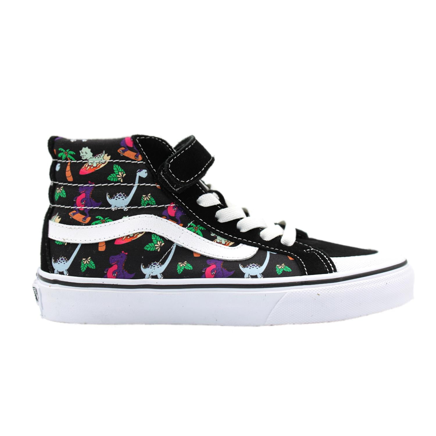 Tenis Vans Sk8-Hi Surf Dinos Niño Casual Skate Bota negro 19 Vans