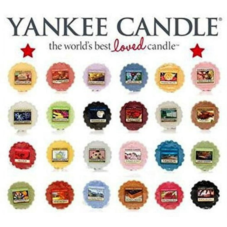 Yankee Candle Wax Tarts - Grab Bag of 10 Assorted Yankee Candle Wax Melts -  Random Mixed Scents with BONUS yellow organza bag 