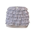 thumbnail image 4 of TIMIFIS Womens Fashion Lace Bow Shorts Solid Color Multi Layer Cake Stacking Skirt Pants Elastic Waist Sweet Sleeping Short, 4 of 4