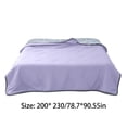 thumbnail image 3 of SUYOLL Summer Ice Silk Thin Comforter Blanket Breathable Lightweight Machine Washable Bedspread For Hot Sleepers, 3 of 6