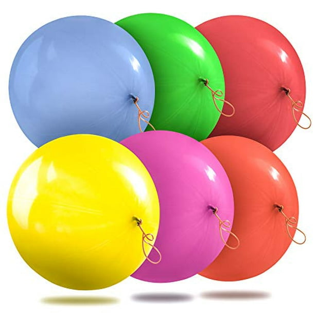 Punch Balloons in 6 Assorted Colors 18 Inch Strong Punching Ball