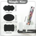 thumbnail image 6 of sixwipe 450 Pcs Chalkboard Labels, Waterproof Reusable Blackboard Stickers, Mini Decorative Chalk Labels, Reusable Chalk Label for Storage Bin, Food Container, Jars, 6 of 7