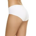 thumbnail image 2 of Hanes Ultimate Women's Cotton Stretch Cool Comfort Hipster 4-Pack, 2 of 4