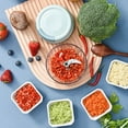 thumbnail image 4 of Manual Food Processor Mini Pull String for Veggies  Ginger  Fruits  Nuts  Herbs  etc  Blue Medium, 4 of 7