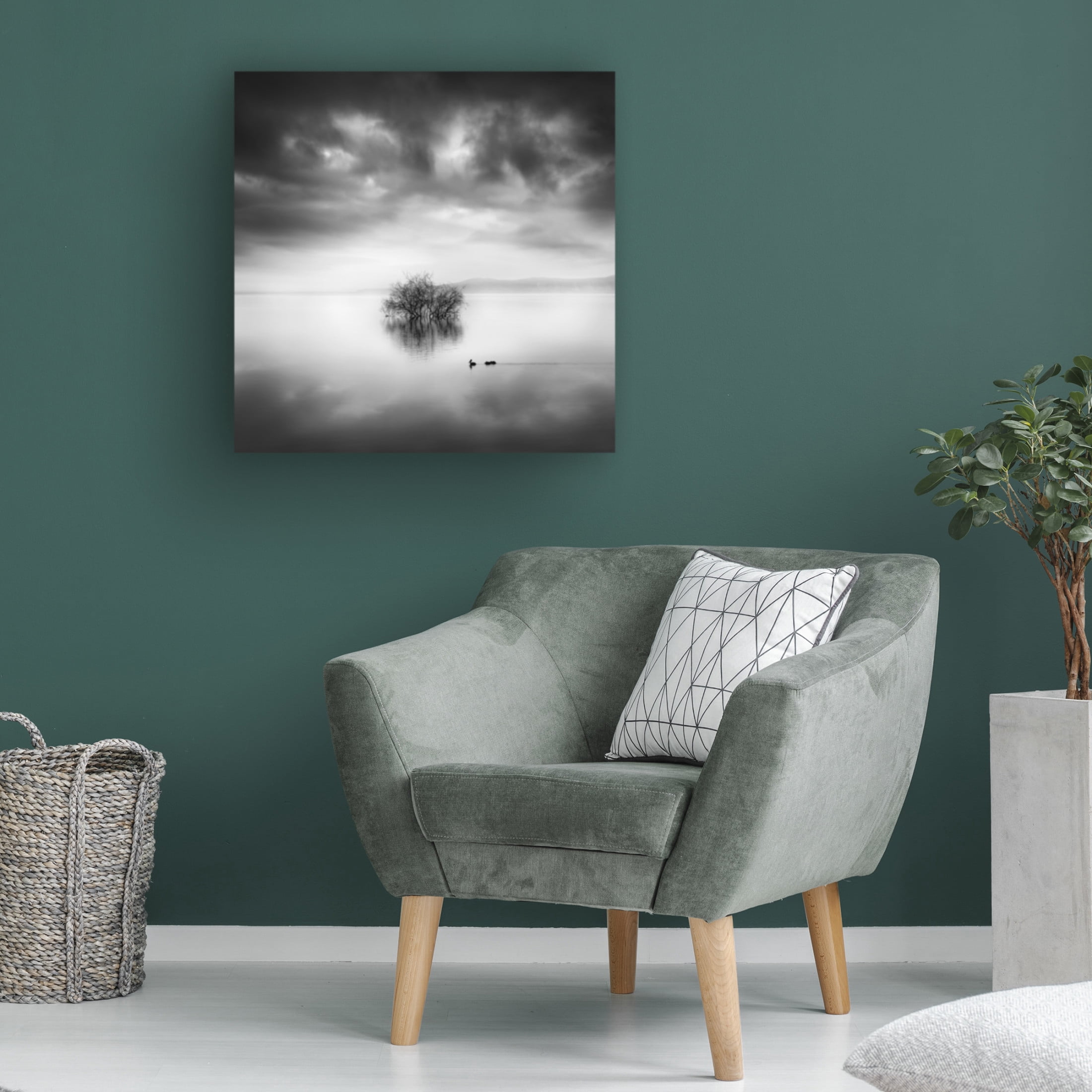 Canvas Wall Art - George Digalakis 'A Ray Of Light' Wall Art for Living Room, Bedroom, or Office Décor by Trademark Fine Art - 18 x 18 Inches