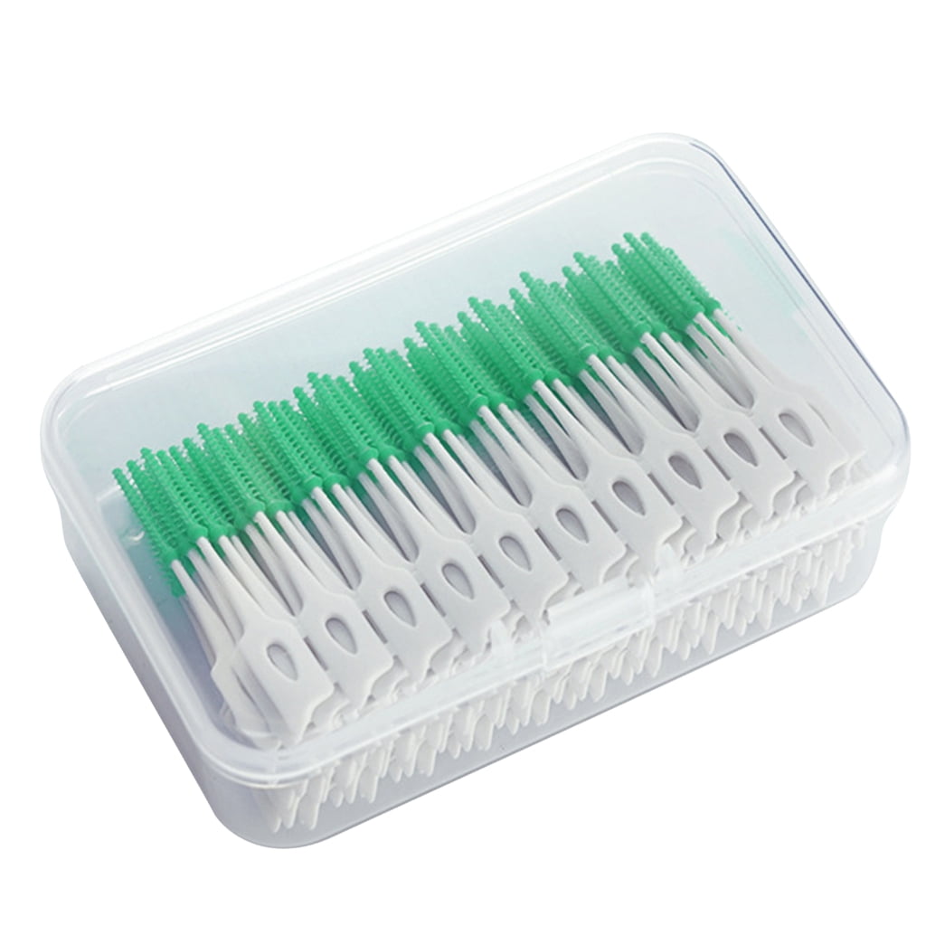 【Ready Stock】 160 Pcs Interdental Brushes Tooth Interdental Cleaner