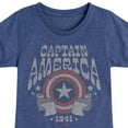 thumbnail image 3 of Marvel Captain America - Band - Toddler and Youth Girls Fitted Short Sleeve Graphic T-shirt, 3 of 5