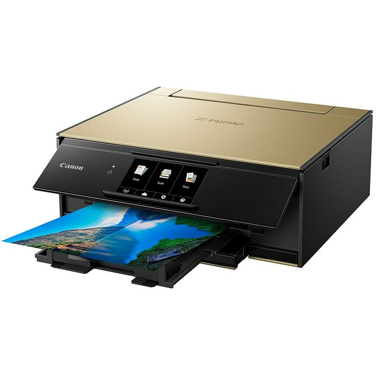 Open Box Canon PIXMA TS9120 Wireless All-In-One Printer, Gold
