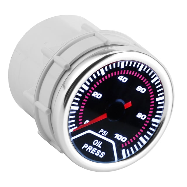 Medidor Automático, Medidor De Presión De Aceite Profesional De 52 Mm/2 Pulgadas Plástico Duradero De 12 V Para Automóvil De 12 V Para 4/6/8 Cilindros