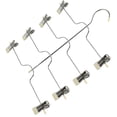 thumbnail image 2 of Hanger de perchera de la percha de la colgilla de varias capas para pantalones de calcetines con clips, 2 of 6