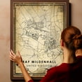 thumbnail image 6 of Raf Mildenhall Vintage Map Prints Canvas, United Kingdom Map Art Canvas, Canvas, Raf Mildenhall Map City style vintage Canvas , Canvas Wall Art, Street Map Artwork Canvas, 6 of 6