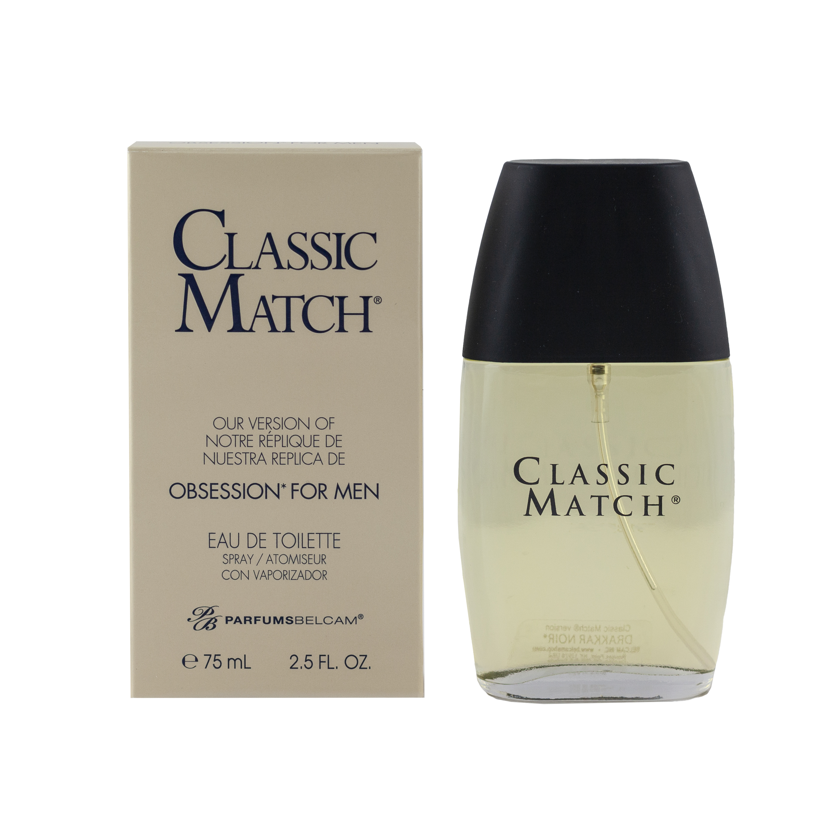 Parfums Belcam Classic Match Eau De Toilette, Cologne for Men, 2.5 fl oz - image 2 of 13