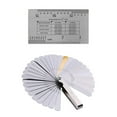thumbnail image 4 of Guitar Radius Gauge Set, String Action Gauge Ruler 32 Piece Feeler Gauge Fingerboard Fret Protector for Guitar and Bass Setup, 4 of 8