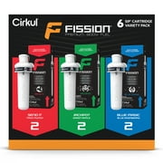Cirkul Fission Flavor Cartridge Variety Pack, 6-Pack (2 Send It, 2 Jackpot, 2 Blue Magic)