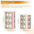 thumbnail image 3 of 2 PCS Flameless Candles with Remote Timer LED Battery Operated Flickering Candle Light for Wedding Table Home Decoration Gifts Watermelons Pattern, 3 of 7