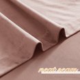 thumbnail image 7 of NICETOWN Dusty Pink Velvet Curtains for Living Room, Thermal Insulated Noise Reducing Energy Efficiency Privacy Luxury Velvet Curtains Room Darkening Rod Pocket Drapes, 52"x84", 2 Panels, 7 of 7