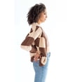 thumbnail image 4 of Brown and Beige Check Cardigan - Women's Knit Sweater, Long Sleeve, 4 of 4