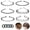 Cpcs, variant on Metal Men Headbands Women Hair Bands, Unisex Black Wavy, Daily Outdoor Sports Headbands (3pcs)