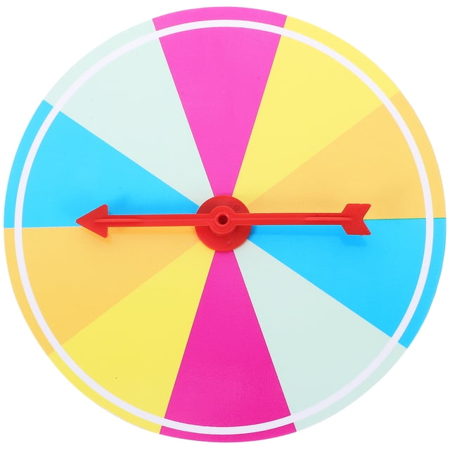 Roue de Prix DIY, Roue de Prix Rotative pour Fête, Plateau Tournant de Jeu de Loterie