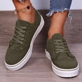 thumbnail image 2 of Oyedens Platform Low Top Fashion Sneakers for Women Girls Casual Flats Canvas Shoes Play Sneakers, 2 of 6