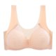 thumbnail image 1 of FELTECHELECTR Sujetador de una pieza sin aros de acero, con hebilla frontal, lencería sexy para mujer (color piel M), 1 of 7