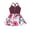 Wine, variant on Fesfesfes Toddler Baby Girl French Ribbed Sling Fashion Printed Dress Girls Dress Suit Spring Sale