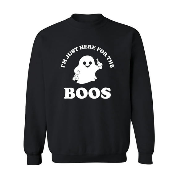 Just Here For The Boos Crewneck Sweatshirt