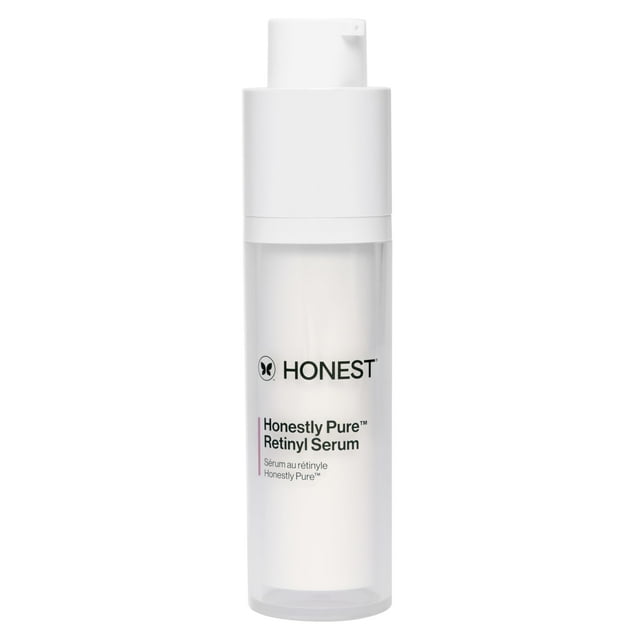 Honest Beauty Honestly Pure Sérum Nocturne au Rétinyle / Hydrate, Exfolie, Réduit les Ridules + les Rides / Linoléate de Rétinyle + Acide Hyaluronique / Végétalien + Sans Cruauté / 1 fl oz