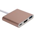 thumbnail image 3 of USB C Adpater 3.1 3 en 1 Hub Converter Dock Interfaz multimedia de alta definición 4K, 3 of 8