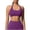 AA-Purple, variant on QIUOMBBP Sports Bras for Women Halter Seamless Padded Workout Bralettes Solid Color Open Back Yoga Gym Cropped Tops, Blue, L