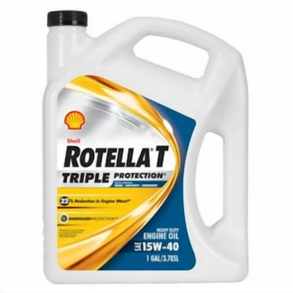 Pennzoil 550045126 Oil Shell Rotella (R) T4 SAE 15W-40; 1 Gallon Jug; Single