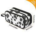 thumbnail image 4 of FORMRS Pencil Case with 3 Compartments Zipper Pouch, Elementary School Level and up, Cow Spots, 4 of 8