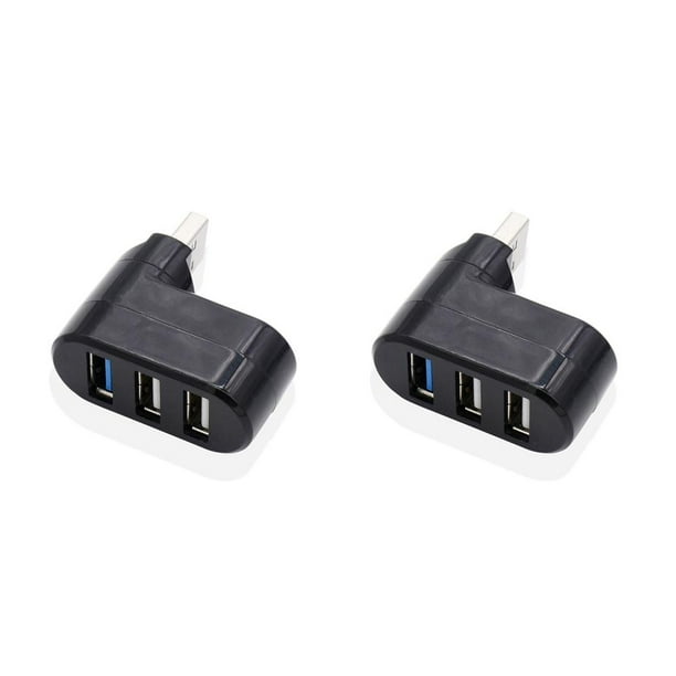 Hub USB3.0 Bearachild 3 Puertos Negro en bolsa 2Conjunto