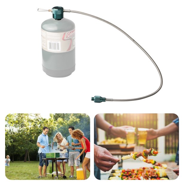 Cabezal De Conversión De Tanque De Gasolina Cabezal de repuesto para conversión de válvula de recipiente de 1 litro, accesorios para equipos de Camping Sywqhk Libre de BPA