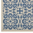 thumbnail image 3 of Ariana Vintage Floral Trellis 8x10 Indoor and Outdoor Area Rug - Blue and Beige, 3 of 4