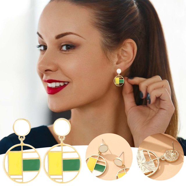 Pendientes creativos de moda para mujer, pendientes de tuerca, regalos de joyería para mujer Wmkox8yii shlkj274