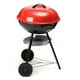 thumbnail image 5 of Asador Al Carbon Aquila Circular Con Ruedas Rojo/Negro Genérico A-952, 5 of 6
